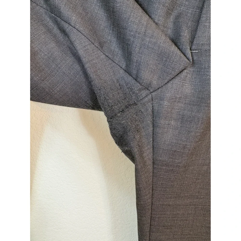 Banana Republic Suit Men 40S 32x29 Grey Slim Fit Marzotto Wool Blazer Pant